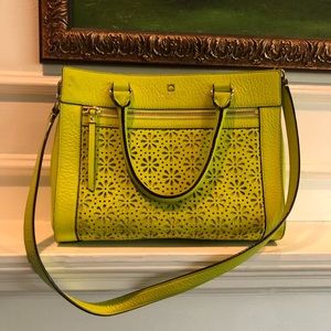 Kate Spade Floral Eyelet Bag